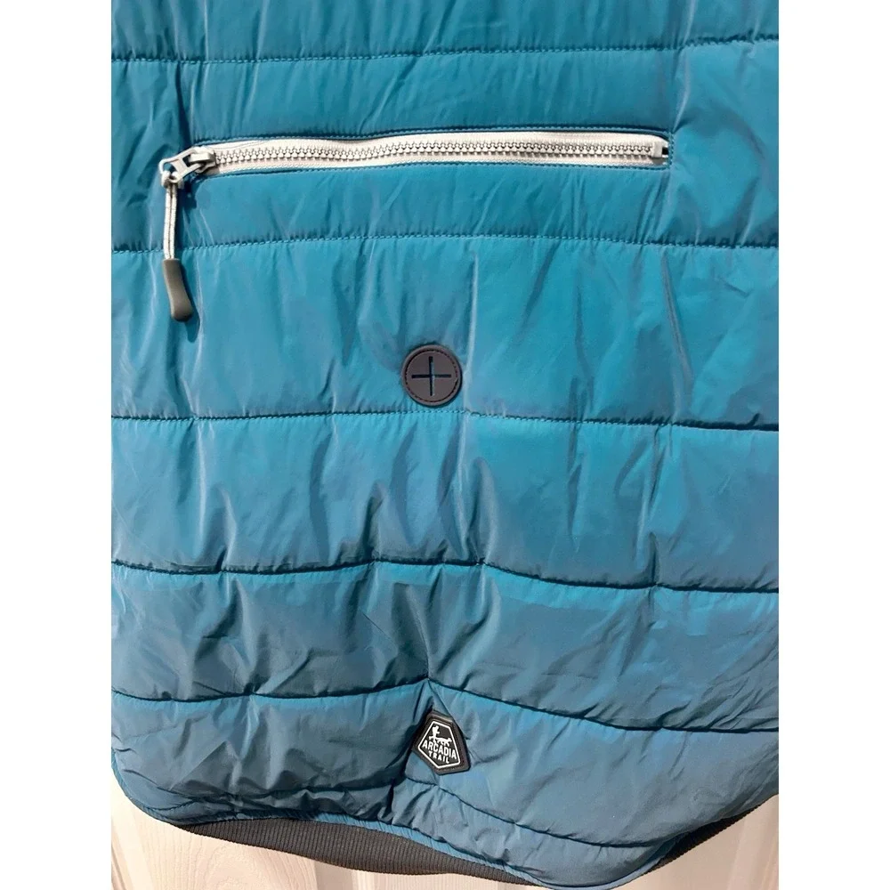 Arcadia Trail Dog Ultra Reflective Sherpa Jacket Teal Sz XX-Large‎ 42